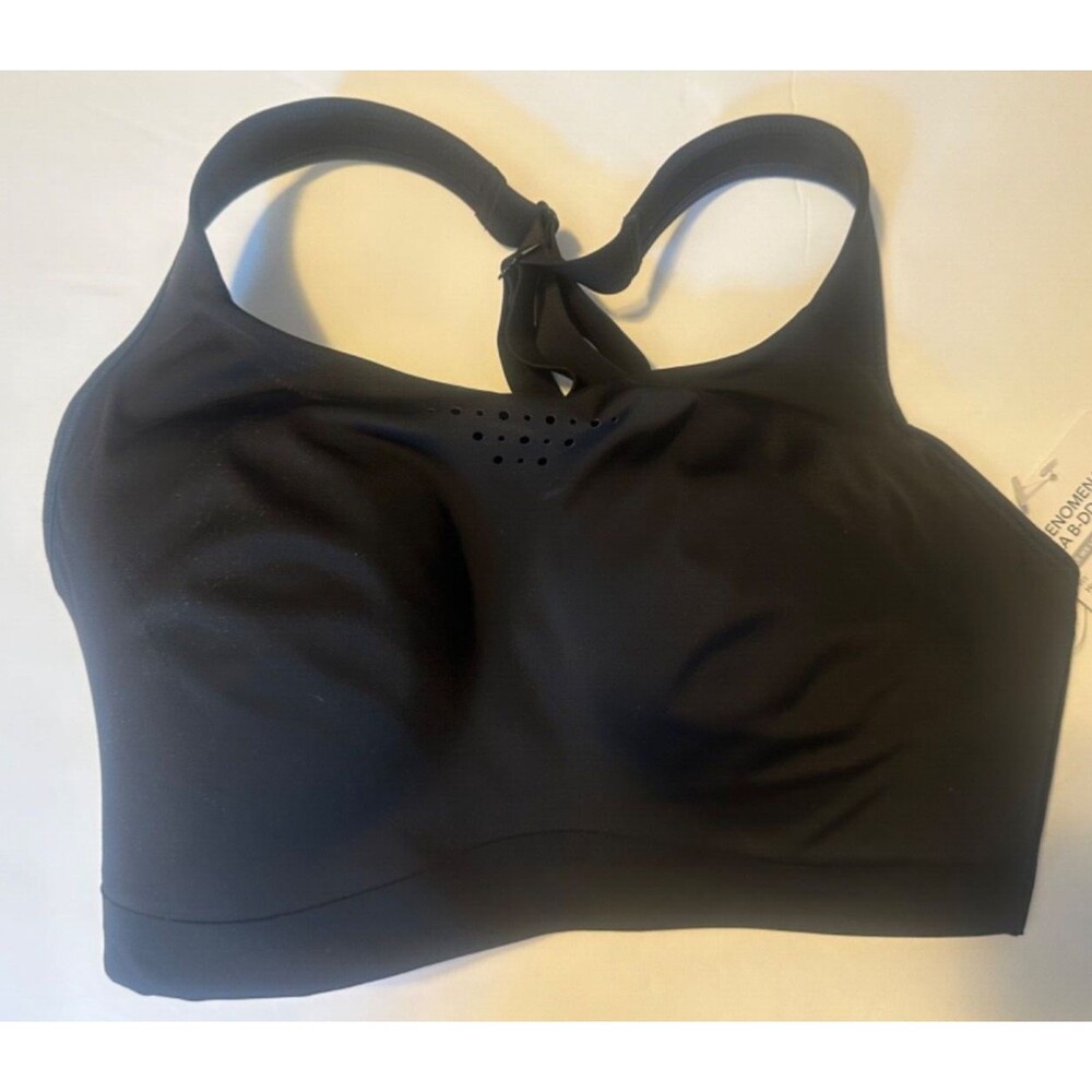 NWT ATHLETA Phenomena Bra B-DD 32C-32D-32DD Black Adjustable Straps